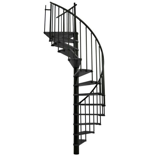 Spiraliniai laiptai Minka BERLIN Diametras Ø120 cm, Juoda kaina ir informacija | Laiptai | pigu.lt