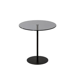 Kavos staliukas Asir, 50x50x50cm, juodas/pilkas kaina ir informacija | Kavos staliukai | pigu.lt
