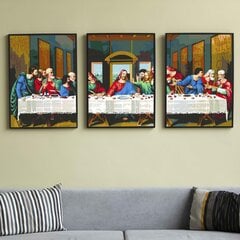 Картина по номерам Триптих На Раме Oh Art! 50x120 см (три детали по 40х50 см) цена и информация | Живопись по номерам | pigu.lt