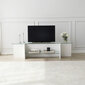 TV staliukas Asir, 158x40x35cm, baltas kaina ir informacija | TV staliukai | pigu.lt