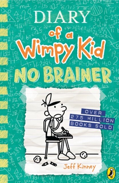 Diary of a Wimpy Kid: No Brainer (Book 18) kaina ir informacija | Knygos paaugliams ir jaunimui | pigu.lt