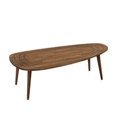 Кофейный столик Asir, 115x38x50см, коричневый цена и информация | Журнальные столы | pigu.lt