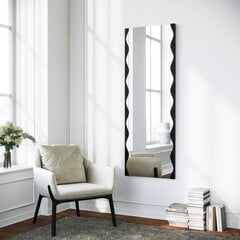 Зеркало Asir, 50x140см, черное цена и информация | Зеркала в ванную | pigu.lt