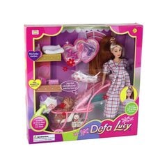 Besilaukiantis lėlė Lucy su priedais Lean Toys kaina ir informacija | Žaislai mergaitėms | pigu.lt