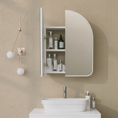 Шкаф для ванной комнаты Asir, 12x45x50см, белый цена и информация | Шкафчики для ванной | pigu.lt