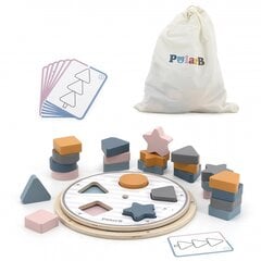 Lavinamoji medinė dėlionė Formos ir spalvos Viga PolarB kaina ir informacija | Lavinamieji žaislai | pigu.lt