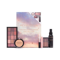 Набор декоративной косметики Makeup Revolution The Gold en Sunrise Collection, 5 частей цена и информация | Пудры, базы под макияж | pigu.lt