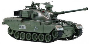 Дистанционно управляемый танк М-60, зеленый цена и информация | Игрушки для мальчиков | pigu.lt