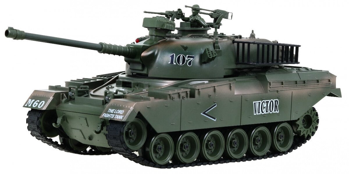 Rc tankas M-60, žalias kaina ir informacija | Žaislai berniukams | pigu.lt