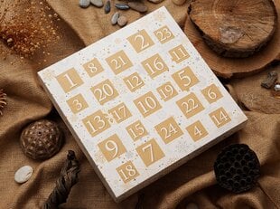 Адвент календарь с серебряными украшениями Mix цена и информация | Наборы украшений | pigu.lt