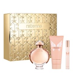 Kosmetikos rinkinys Paco Rabanne Olympea: kvapusis vanduo EDP, 80 ml + kūno losjonas, 100 ml + kvapusis vanduo EDP, 10 ml kaina ir informacija | Kūno kremai, losjonai | pigu.lt