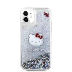 Hello Kitty Liquid Glitter Electroplating Head Logo Case for iPhone 11 Transparent цена и информация | Чехлы для телефонов | pigu.lt