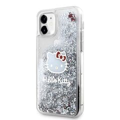 Hello Kitty Liquid Glitter Electroplating Head Logo Case for iPhone 11 Transparent цена и информация | Чехлы для телефонов | pigu.lt