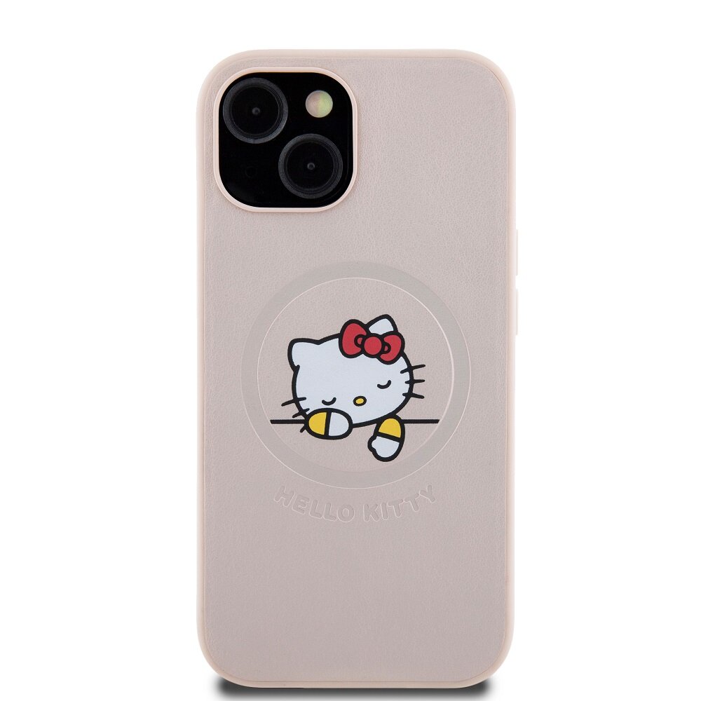 Hello Kitty PU Kitty Asleep Logo MagSafe Case цена и информация | Telefono dėklai | pigu.lt