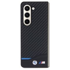 BMW BMHMP15X22NBCK iPhone 15 Pro Max 6.7" czarny|black hardcase Leather Carbon MagSafe цена и информация | Чехлы для телефонов | pigu.lt