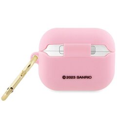 Hello Kitty HKAP3DKHSP Airpods Pro cover różowy|pink Silicone 3D Kitty Head цена и информация | Аксессуары для наушников | pigu.lt