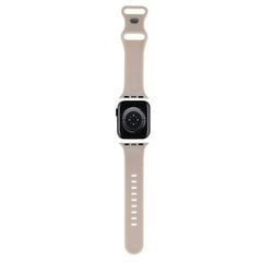 Hello Kitty Pasek HKAWMSCHBLE Apple Watch 38|40|41mm beżowy|beige strap Silicone Kitty Head цена и информация | Аксессуары для смарт-часов и браслетов | pigu.lt