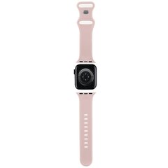 Hello Kitty Pasek HKAWMSDGPTP Apple Watch 38|40|41mm różowy|pink strap Silicone Tags Graffiti цена и информация | Аксессуары для смарт-часов и браслетов | pigu.lt