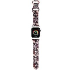 Hello Kitty Pasek HKAWMSDGPTP Apple Watch 38|40|41mm różowy|pink strap Silicone Tags Graffiti цена и информация | Аксессуары для смарт-часов и браслетов | pigu.lt