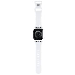 Hello Kitty Pasek HKAWMSDIEZK Apple Watch 38|40|41mm czarny|black strap Silicone Bows & Stripes цена и информация | Аксессуары для смарт-часов и браслетов | pigu.lt