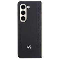 Mercedes MEHCZFD5ARMBK Z Fold5 F946 czarny|black hardcase Leather Urban цена и информация | Чехлы для телефонов | pigu.lt