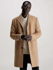 CALVIN KLEIN Recycled Wool Cashmere Camel 560077016 цена и информация | Мужские пальто | pigu.lt