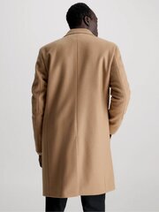 CALVIN KLEIN Recycled Wool Cashmere Camel 560077016 цена и информация | Мужские пальто | pigu.lt