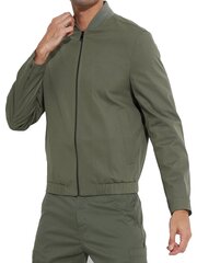 Мужская куртка CALVIN KLEIN Minimal Twill Bomber Thyme 560077035, зелёная цена и информация | Мужские куртки | pigu.lt