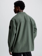 Marškiniai vyrams Calvin Klein Jeans Topstitch Woven Thyme 560076909, žali kaina ir informacija | Vyriški marškiniai | pigu.lt