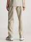 Kelnės vyrams Calvin Klein Jeans Relaxed Logo Tape Plaza Taupe 560076966, smėlio spalvos kaina ir informacija | Vyriškos kelnės | pigu.lt