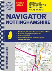 Philip's Navigator Street Atlas Nottinghamshire цена и информация | Путеводители, путешествия | pigu.lt