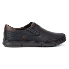 Bateliai vyrams Polbut J51 slip-on 1355-P, juodi kaina ir informacija | Vyriški batai | pigu.lt