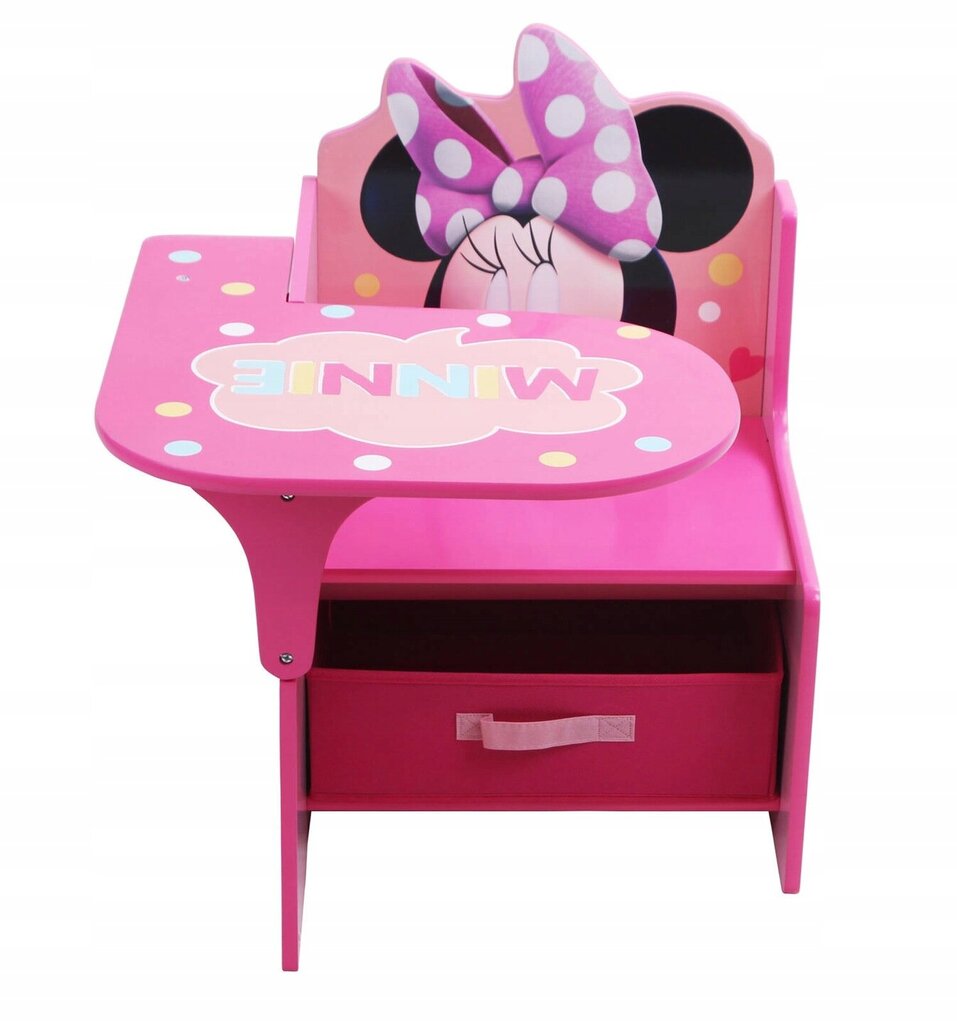 Vaikiškas rašomasis stalas Arditex Minnie Mouse, rožinis kaina ir informacija | Vaikiškos kėdutės ir staliukai | pigu.lt