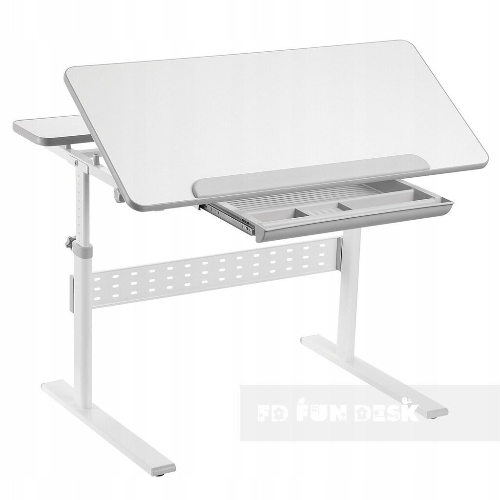 Rašomasis stalas Fundesk Colore, pilkas kaina ir informacija | Kompiuteriniai, rašomieji stalai | pigu.lt