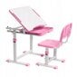 Augantis vaikiškas stalas ir kėdė Fundesk Sorpresa, baltas/rožinis kaina ir informacija | Kompiuteriniai, rašomieji stalai | pigu.lt