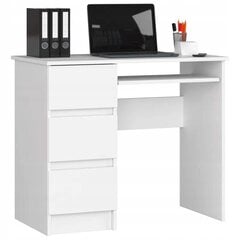 Rašomasis stalas Akord A-6, baltas kaina ir informacija | Kompiuteriniai, rašomieji stalai | pigu.lt