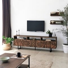Подставка для телевизора Asir, 170x40x30см, темно-коричневая цена и информация | Тумбы под телевизор | pigu.lt