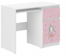 Vaikiškas rašomasis stalas Wooden Toys N-33 Princesė, baltas цена и информация | Компьютерные, письменные столы | pigu.lt