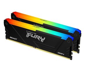 Kingston Fury Beast RGB KF432C16BB12AK2/32 цена и информация | Оперативная память (RAM) | pigu.lt