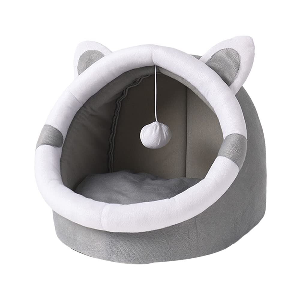 Guolis katėms Warm Cave Nest, 37x34 cm kaina ir informacija | Guoliai, pagalvėlės | pigu.lt