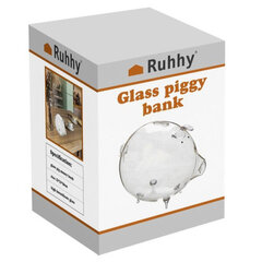 Stiklinė taupyklė Ruhhy 22588 kaina ir informacija | Originalios taupyklės | pigu.lt