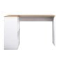 Rašomasis stalas Asir, 120x74,8x50cm, baltas/smėlio spalvos цена и информация | Kompiuteriniai, rašomieji stalai | pigu.lt
