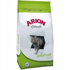 Arion Friends Adult su vištiena, 15 kg kaina ir informacija | Sausas maistas katėms | pigu.lt