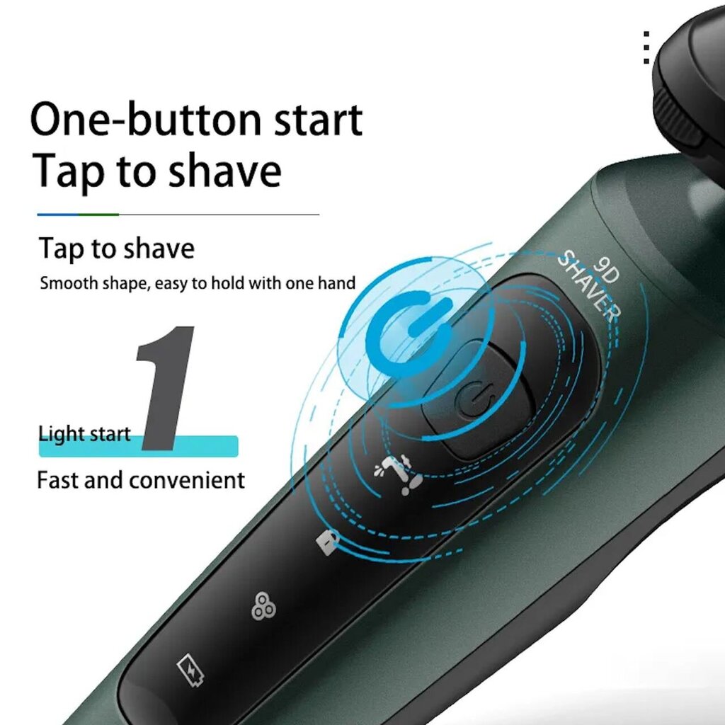 Shaver 9D kaina ir informacija | Barzdaskutės | pigu.lt