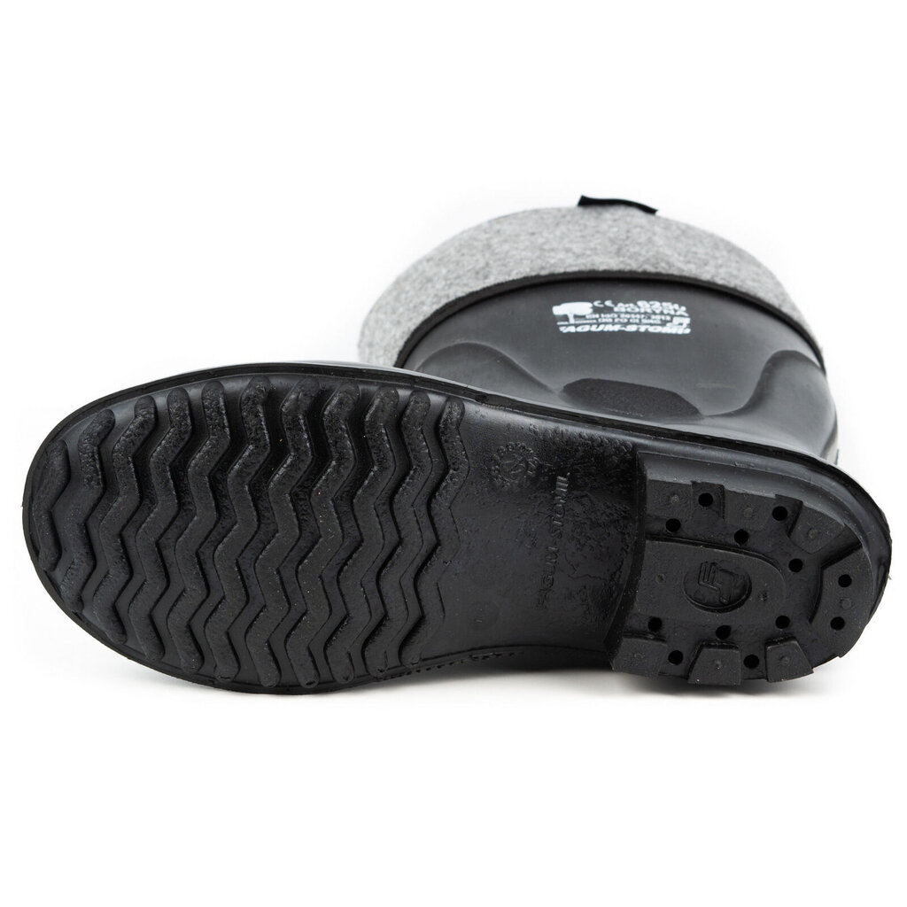 Guminiai batai vyrams Boryna 6250 4244-N, juodi kaina ir informacija | Guminiai batai vyrams | pigu.lt