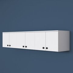 Шкаф Asir, 179,6x43,6x37,5см, белый цена и информация | Кухонные шкафчики | pigu.lt