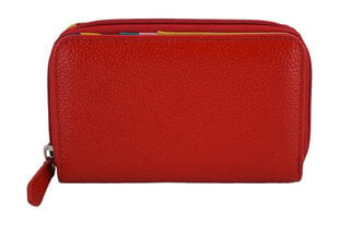 Barberini's - Женский кожаный кошелек - Красный 4830-uniw цена и информация | Женские кошельки, держатели для карточек | pigu.lt