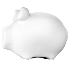 Taupyklė Piggy Bank Parglet, balta kaina ir informacija | Originalios taupyklės | pigu.lt