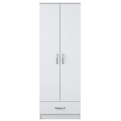 Шкаф для одежды Asir, 60x170x43см, белый цена и информация | Шкафы | pigu.lt