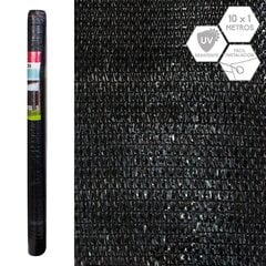 Защитная сетка Чёрный HDPE 1000 x 1 x 100 cm цена и информация | Зонты, маркизы, стойки | pigu.lt